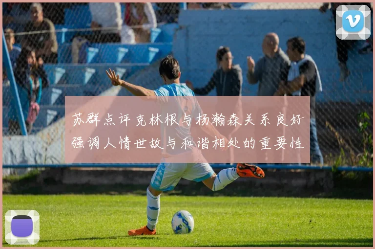 苏群点评克林根与杨瀚森关系良好强调人情世故与和谐相处的重要性